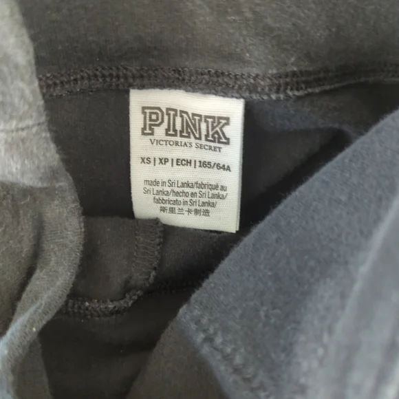 Victoria's Secret Love Pink Leggings Sz Xs  Colorful High Waist Yoga Full Length - Picture 6 of 6